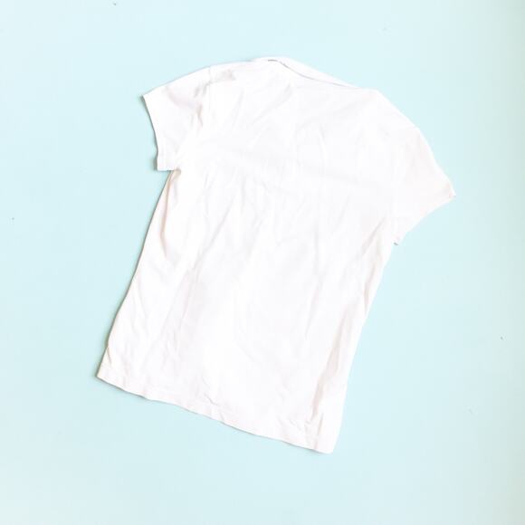 Lilly Pulitzer UPF 50+ Luxletic Frida Scallop Polo Size Large Preppy in White - Picture 8 of 8